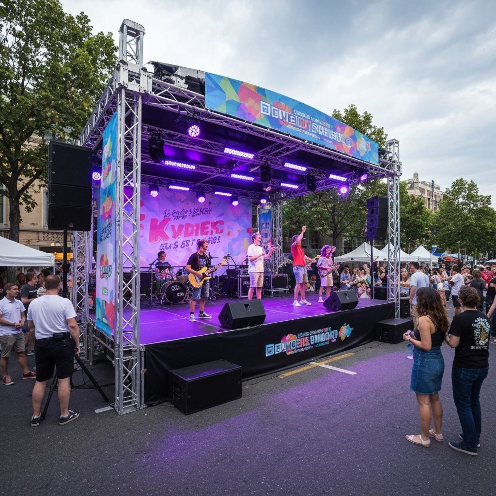 간이무대 이동식